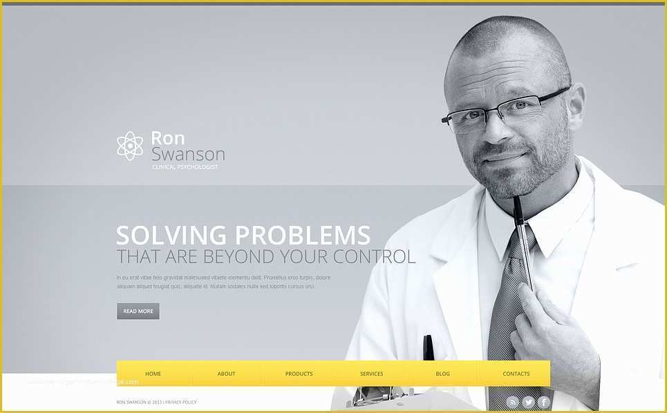 Psychologist Website Template Free Of Psychologist Website Template