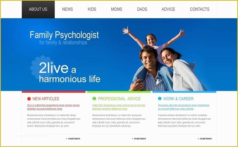 Psychologist Website Template Free Of Psychologist Website Template