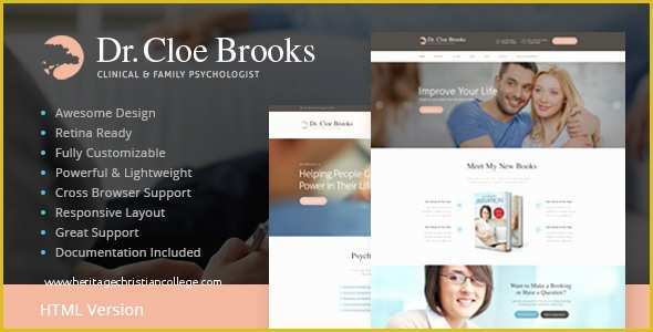 Psychologist Website Template Free Of therapist Counseling Website Template Popteenus