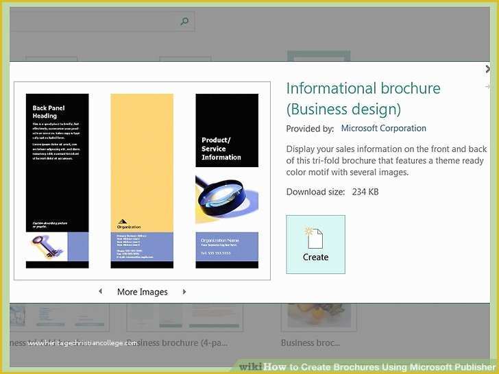 Publisher Brochure Templates Free Of How to Create Brochures Using Microsoft Publisher 11 Steps