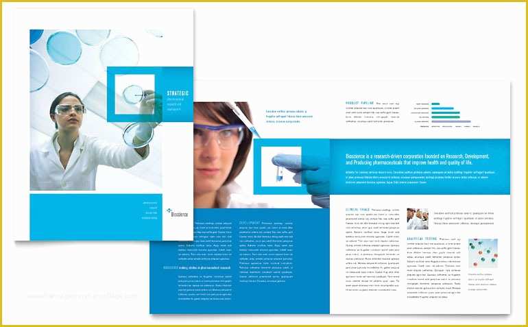 Publisher Brochure Templates Free Of Science &amp; Chemistry Brochure Template Word &amp; Publisher