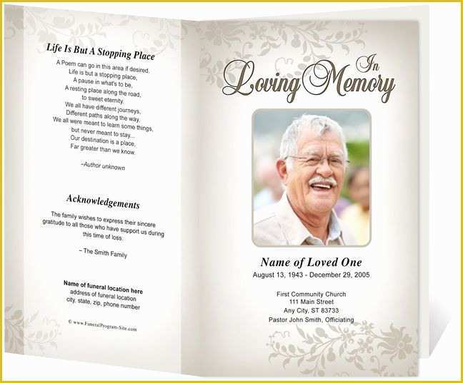 Publisher Funeral Program Template Free Of 218 Best Images About Creative Memorials with Funeral