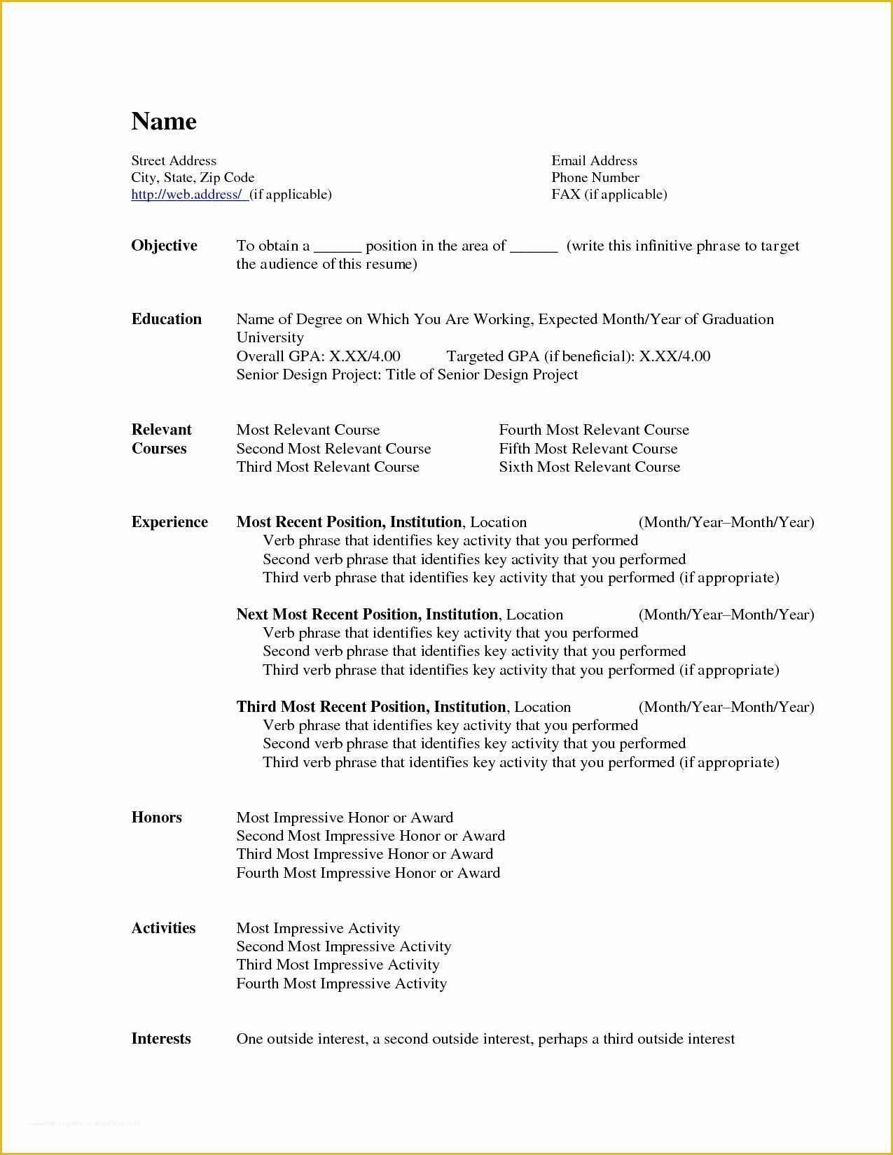 Publisher Resume Templates Free Of Microsoft Word Resume Templates Beepmunk