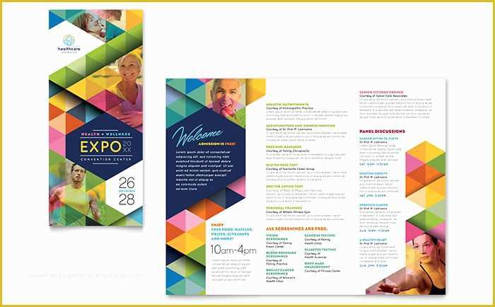 Publisher Templates for Flyers Free Of Health Fair Tri Fold Brochure Template Word & Publisher
