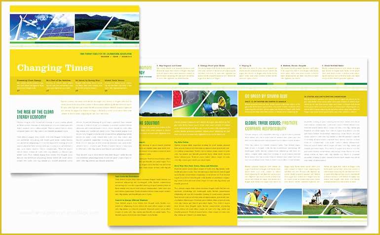 Publisher Templates for Newsletters Free Of Environmental Conservation Newsletter Template Word