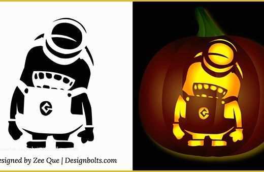 Pumpkin Carving Ideas Templates Free Of 10 Best Free Minion Pumpkin Carving Stencils Patterns