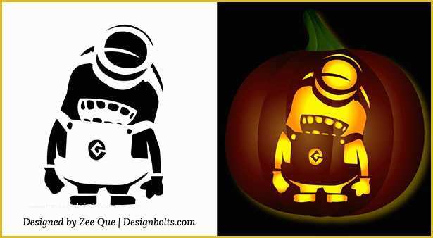 Pumpkin Carving Ideas Templates Free Of 10 Best Free Minion Pumpkin Carving Stencils Patterns