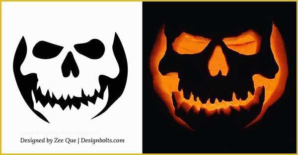 Pumpkin Carving Ideas Templates Free Of 10 Free Halloween Scary & Cool Pumpkin Carving Stencils