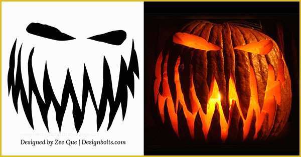 Pumpkin Carving Ideas Templates Free Of 10 Free Printable Scary Halloween Pumpkin Carving Patterns