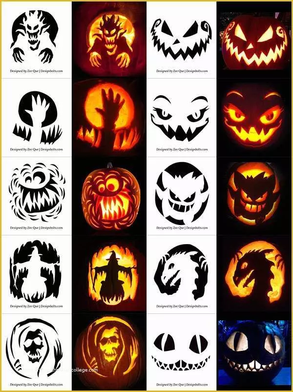 Pumpkin Carving Ideas Templates Free Of 290 Free Printable Halloween Pumpkin Carving Stencils