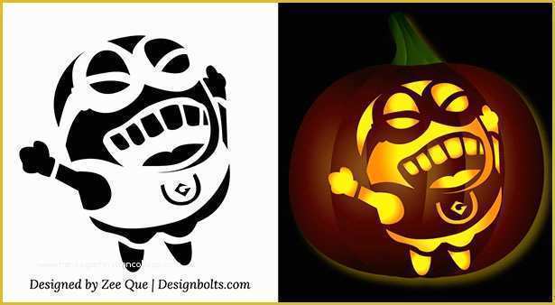 Pumpkin Carving Ideas Templates Free Of 5 Free Halloween Minion Pumpkin Carving Stencils Patterns