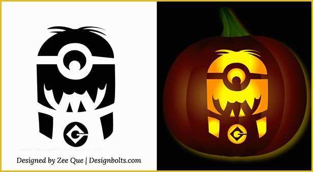 Pumpkin Carving Ideas Templates Free Of 5 Free Halloween Minion Pumpkin Carving Stencils Patterns