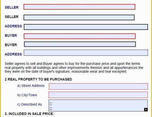 Purchase Agreement Real Estate Template Free Of Real Estate Purchase Agreement 7 Free Pdf Download