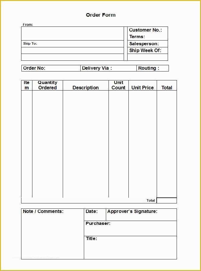 Purchase order Template Free Download Of 39 Free Purchase order Templates In Word & Excel Free