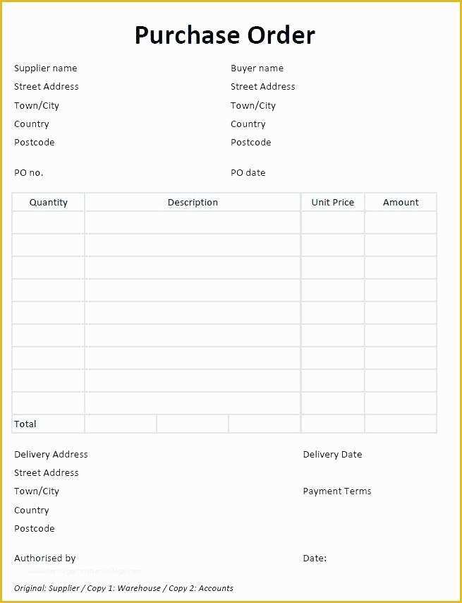 Purchase order Template Free Download Of Download by Tablet Desktop original Size Back to Free