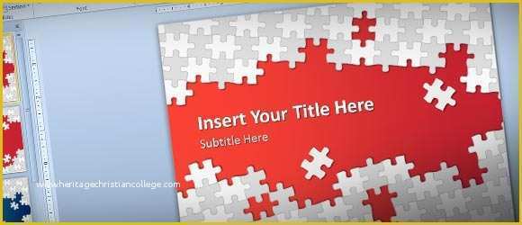 Puzzle Powerpoint Template Free Of Download Free Puzzle Pieces Powerpoint Template for