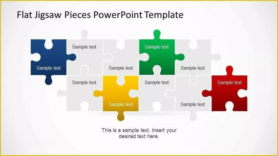 Puzzle Powerpoint Template Free Of Editable Jigsaw Pieces Powerpoint Puzzle Slidemodel