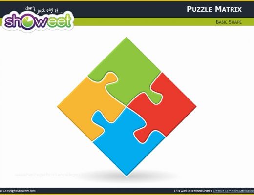 Puzzle Powerpoint Template Free Of Matrix with Jigsaw Puzzle Pieces for Powerpoint