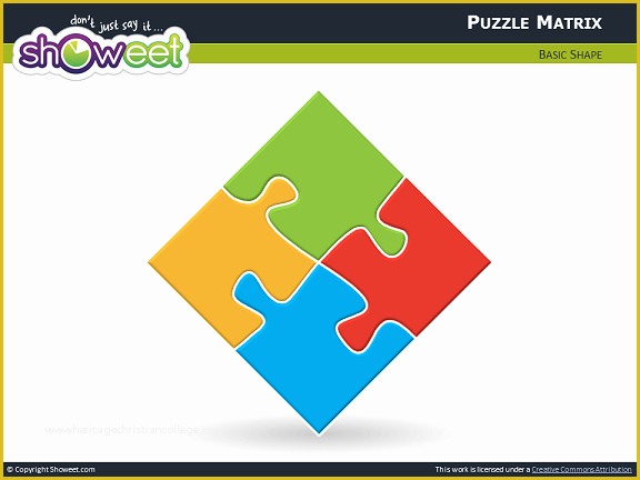 Puzzle Powerpoint Template Free Of Matrix with Jigsaw Puzzle Pieces for Powerpoint
