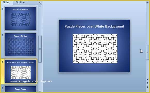 Puzzle Powerpoint Template Free Of Puzzle Template for Powerpoint