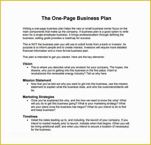 Quick Business Plan Template Free Of 22 Business Plan Templates Sample Word Google Docs