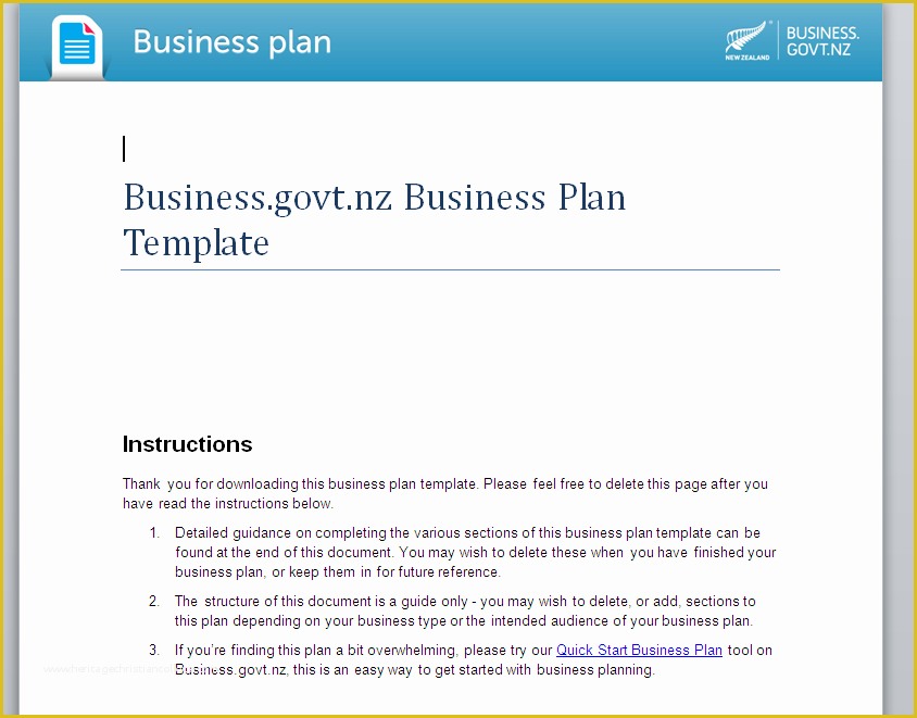 Quick Business Plan Template Free Of Free Quick and Easy Business Plan Template 10 Free
