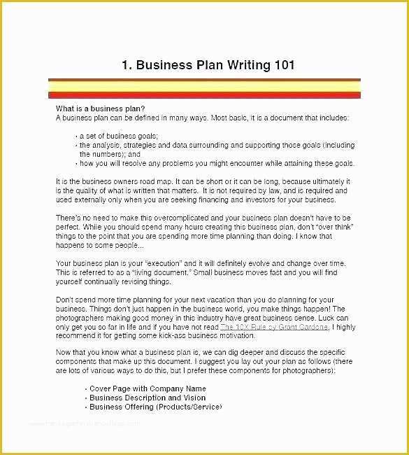 Quick Business Plan Template Free Of Quick Business Plan Template Free Business Plan Template