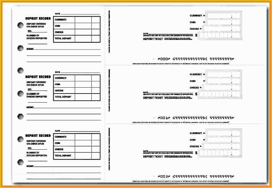 Quickbooks Deposit Slip Template Free Of 10 Quickbooks Deposit Slip Template