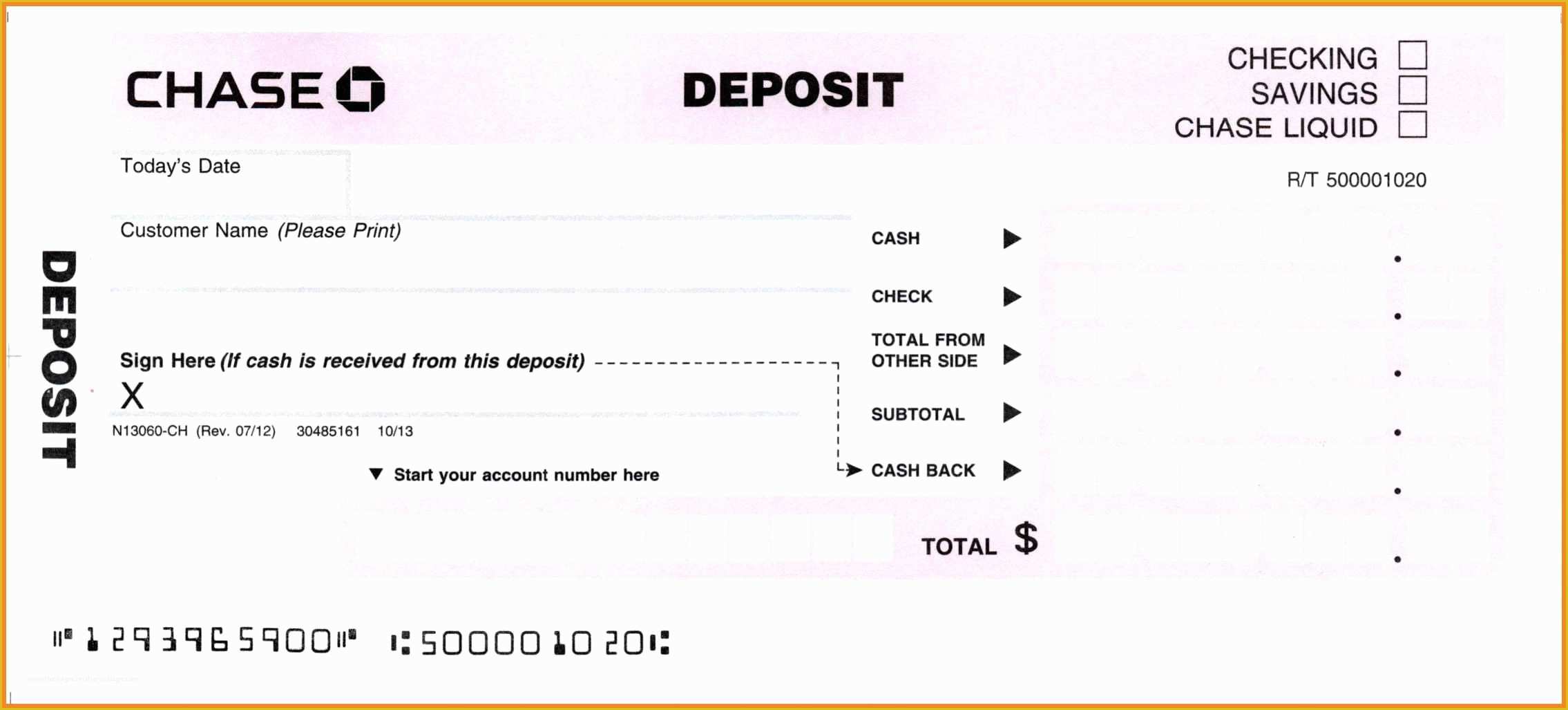 Quickbooks Deposit Slip Template Free Of Deposit Slip Template