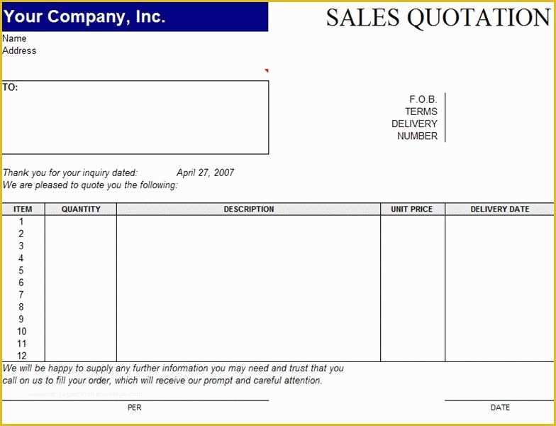 Quotation Template Excel Free Download Of are You Looking for Sale Quotation Templates In Excel