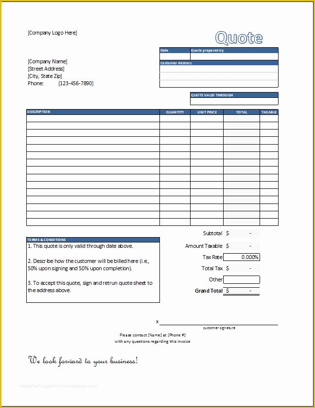 Quotation Template Excel Free Download Of Free Excel Downloads Templates