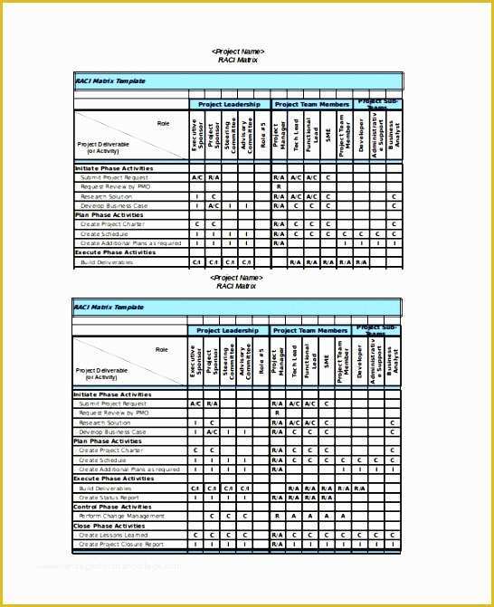 Raci Template Excel Free Of 14 Excel Raci Template Exceltemplates Exceltemplates