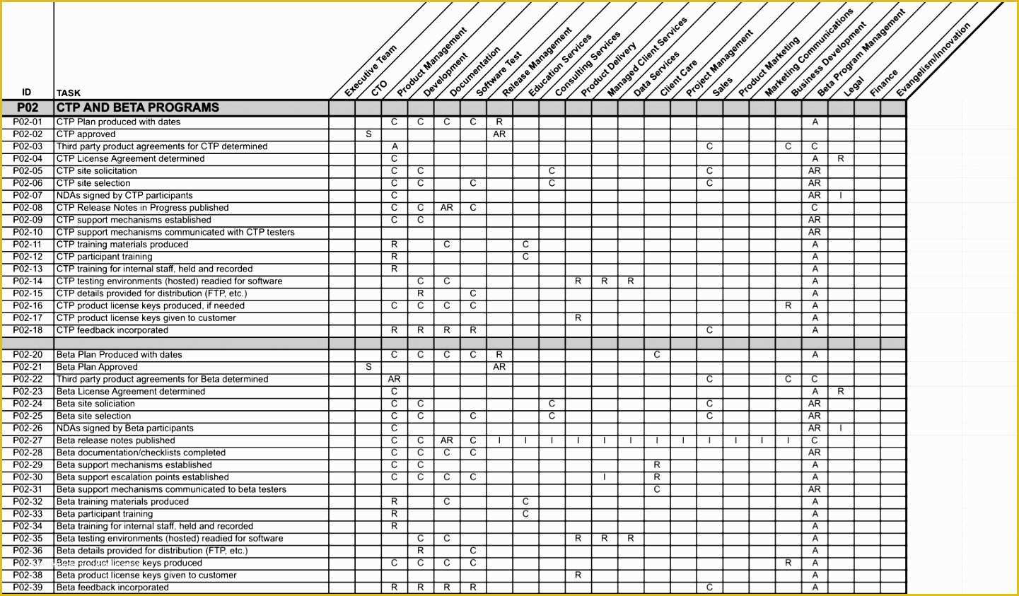 Raci Template Excel Free Of 14 Excel Raci Template Exceltemplates Exceltemplates