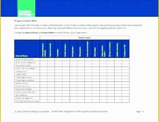 Raci Template Excel Free Of Microsoft Excel Raci Template Template Roles Matrix