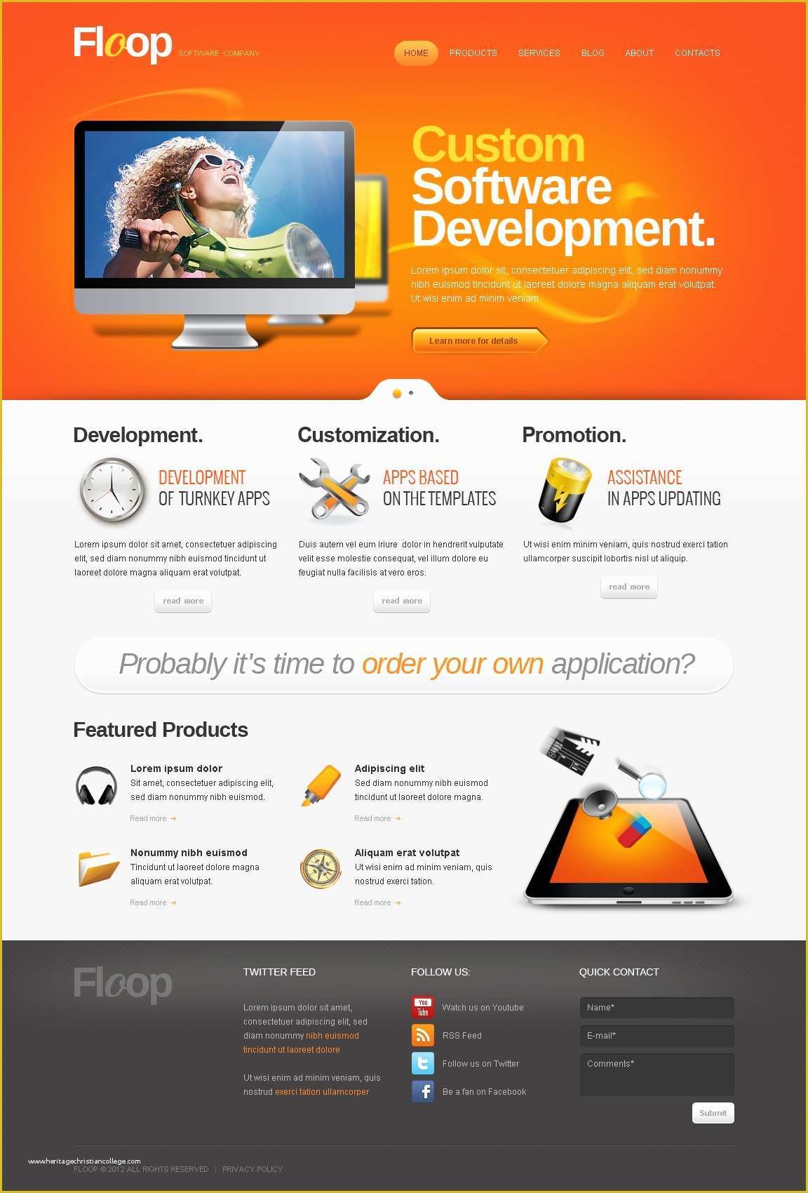 Rating Website Template Free Of software Pany Wordpress theme