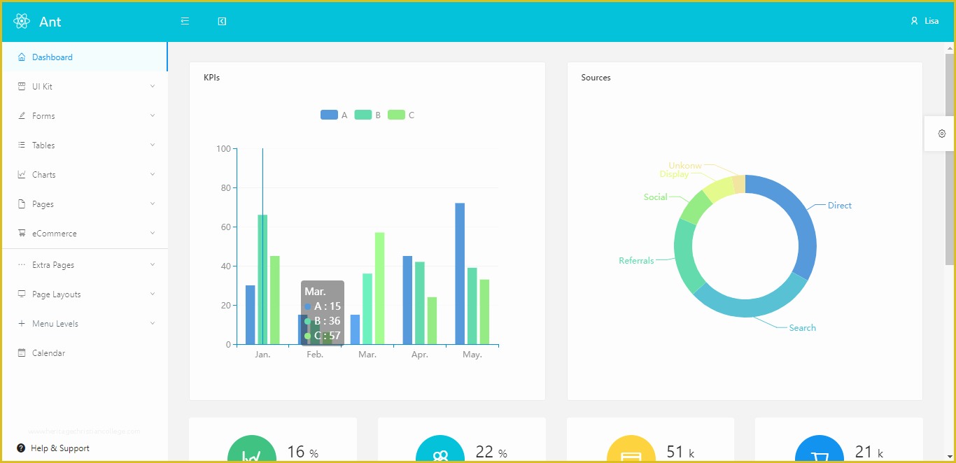 React Templates Free Of 11 Best Free and Premium Responsive React Admin Templates