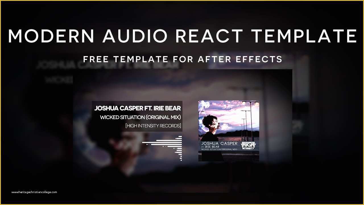 React Templates Free Of Modern Audio React Template