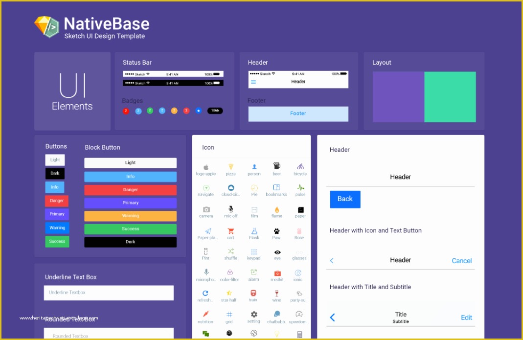 React Templates Free Of Nativebase Sketch Template – the Nativebase Blog