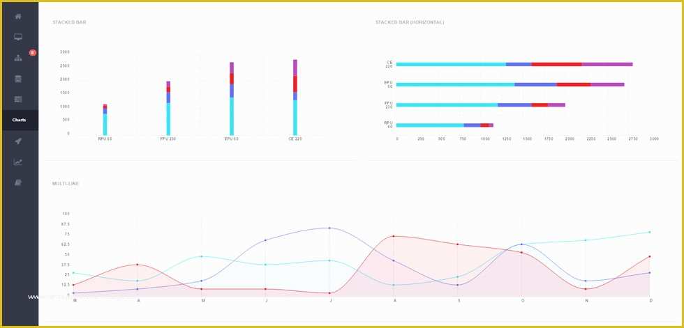 React Templates Free Of React Admin Premium Responsive HTML5 Template