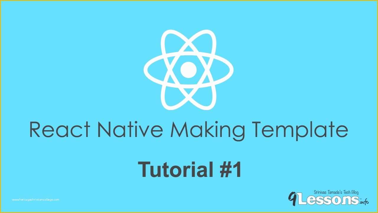 React Templates Free Of React Native Making Template Nativebase Tutorial 1