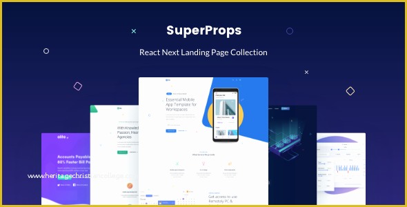 React Templates Free Of React Next – Modern Landing Page Template