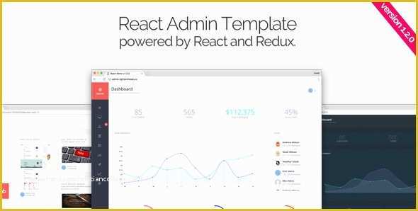 React Website Template Free Of React Admin by Reactapps