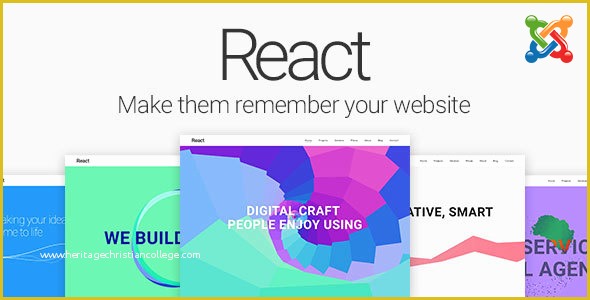 React Website Template Free Of React Material Design Joomla Template by Perfectusinc