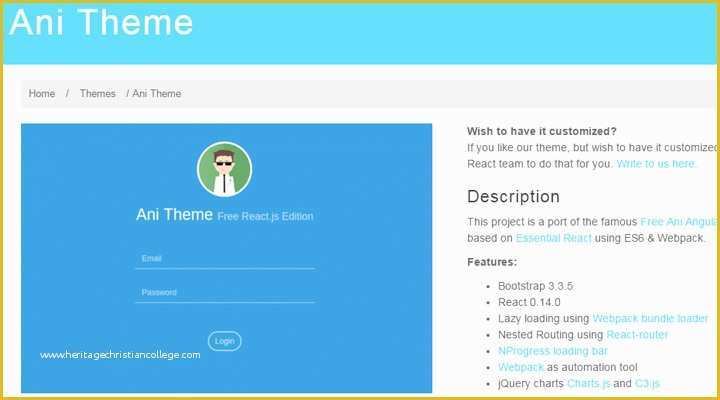 React Website Template Free Of Templates React Js Templates theoddvillepress