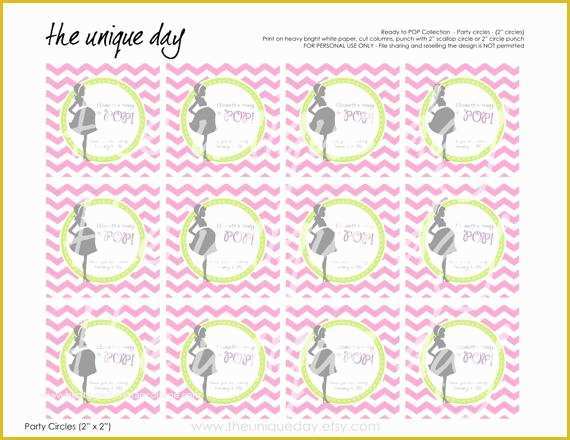 Ready to Pop Labels Template Free Of Cupcake toppers &amp; Wrappers Ready to Pop by theuniqueday On