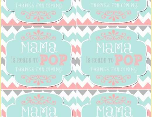 Ready to Pop Labels Template Free Of Mrs This and that Baby Shower Banner Free Downloads