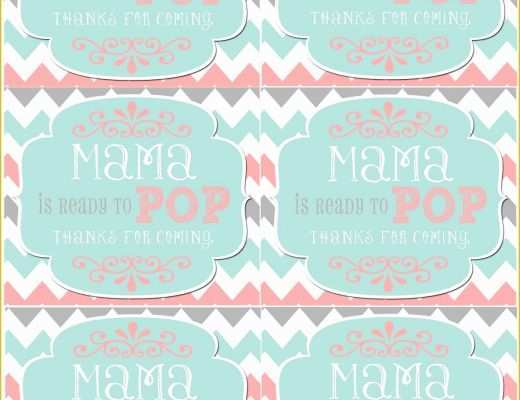 Ready to Pop Labels Template Free Of Mrs This and that Baby Shower Banner Free Downloads