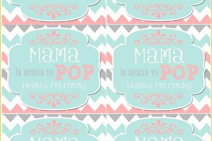 Ready to Pop Labels Template Free Of Mrs This and that Baby Shower Banner Free Downloads