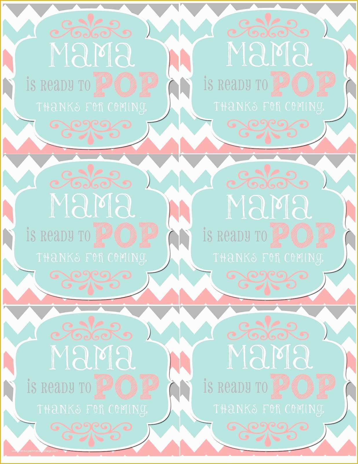 Ready to Pop Labels Template Free Of Mrs This and that Baby Shower Banner Free Downloads