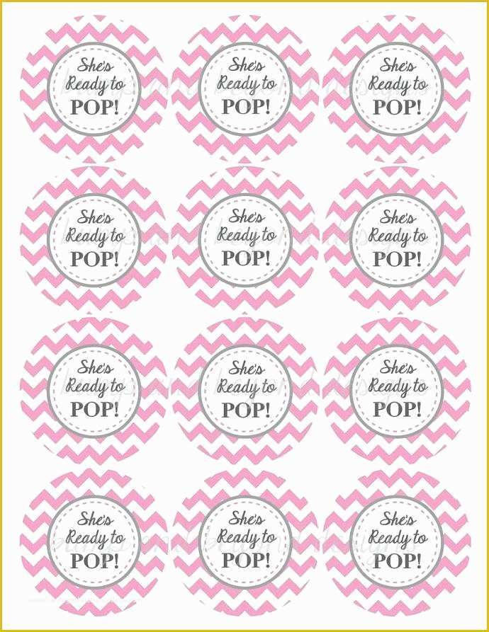 Ready to Pop Labels Template Free Of Ready to Pop Printable Baby Shower